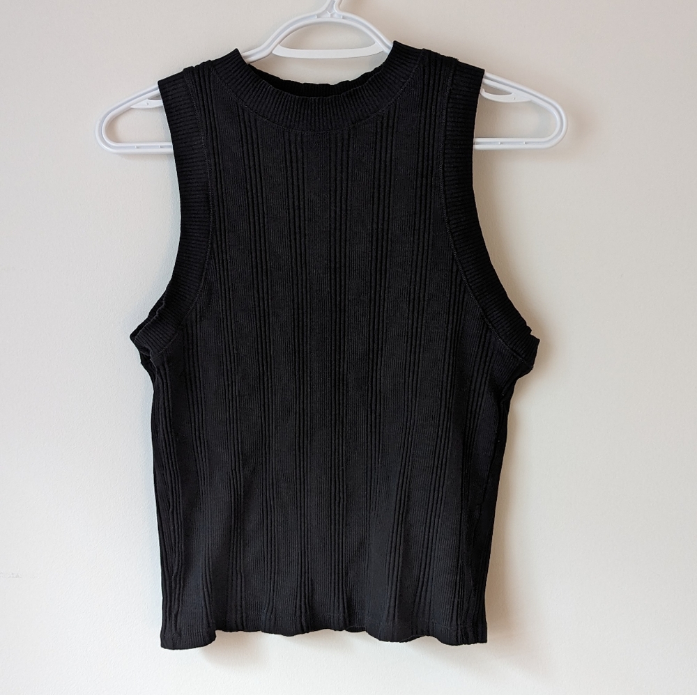 Zara Knit tank, black XL